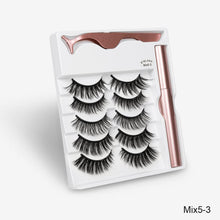 Load image into Gallery viewer, 5 Pairs Magnetic Eyelashes