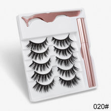 Load image into Gallery viewer, 5 Pairs Magnetic Eyelashes