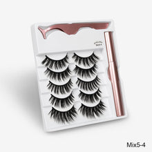 Load image into Gallery viewer, 5 Pairs Magnetic Eyelashes