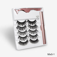 Load image into Gallery viewer, 5 Pairs Magnetic Eyelashes