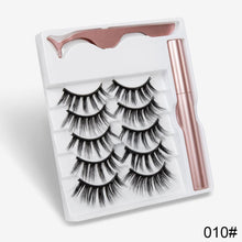 Load image into Gallery viewer, 5 Pairs Magnetic Eyelashes
