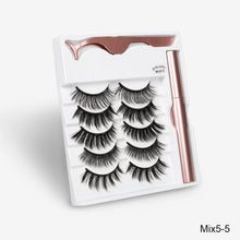 Load image into Gallery viewer, 5 Pairs Magnetic Eyelashes