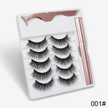Load image into Gallery viewer, 5 Pairs Magnetic Eyelashes