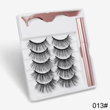 Load image into Gallery viewer, 5 Pairs Magnetic Eyelashes