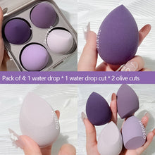 Load image into Gallery viewer, 4PCS Water Droplet Makeup Sponge