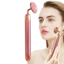 Load image into Gallery viewer, Electric Rose Quartz Face Massager
