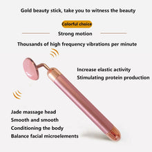 Load image into Gallery viewer, Electric Rose Quartz Face Massager