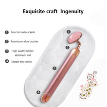 Load image into Gallery viewer, Electric Rose Quartz Face Massager
