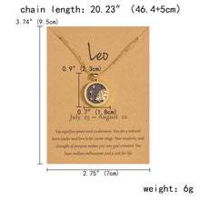 Load image into Gallery viewer, 12 Constellation Necklaces For Women
