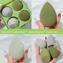 Load image into Gallery viewer, 4PCS Water Droplet Makeup Sponge
