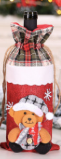 Christmas Wine Bottle Covers