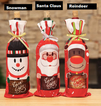 Load image into Gallery viewer, Christmas Wine Bottle Covers
